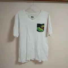 Quiksilver ホワイト Tシャツ Lサイズ
