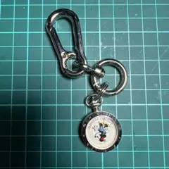 電池交換済　ミニーマウス 懐中時計 ステンレス製 約2.5cm