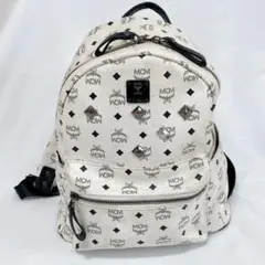 MCM レザー リュック ホワイト