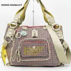 GEORGE GINA & LUCY ジョージジーナアンドルーシー　ハンドバッグ GEORGE GINA & LUCY ジョージジーナアンドルーシー 3WAY 総柄