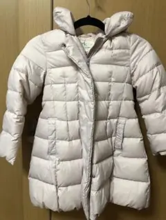 クミキョク ダウンコート L(120-130) 薄ピンク