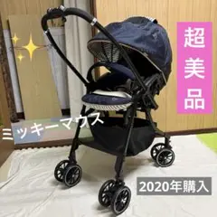 コンビ メチャカルハンディ オート4キャス エッグショック ミッキーマウス 美品