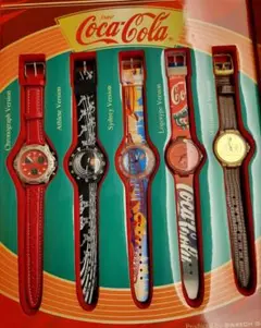 スウォッチ　swatch　シドニーオリンピック コカ・コーラ 時計セット 5本 限定品 希少 スウォッチ コカコーラ 腕時計 シドニー