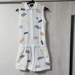 【美品】パーリーゲイツ　ノースリーブ オールインワン 0 ホワイト
