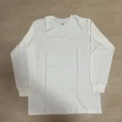 UNIQLO XL ホワイト 長袖Tシャツ