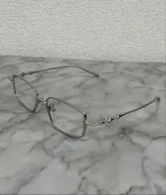メタルフレームリムレスサングラスクリア　伊達メガネ　眼鏡 y2k 90s 韓国