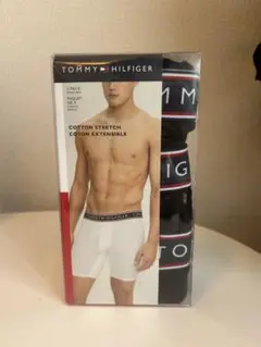 【即日発送】TOMMY HILFIGER ボクサーパンツ ブラック3セット L