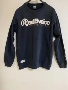 Real Bvoice 長袖カットソー 黒　Mサイズ