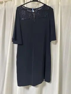Dress Lab ドレスラボ ネイビードレス S