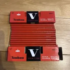 Tombow Vermilion 8900 しゅいろ鉛筆 2ダース（24本）