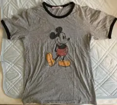 ミッキーマウス Tシャツ Mサイズ グレー