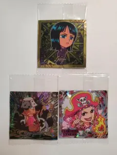 ワンピース ウエハース くま リンリン ロビン 3枚セット