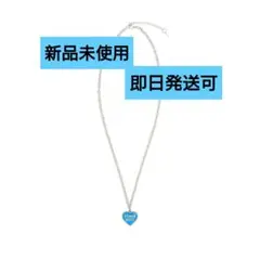 新品未使用　HUMAN MADE HEART NECKLACE ブルー
