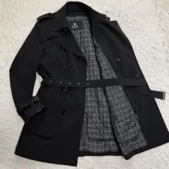 美品LLサイズ バーバリーブラックレーベル　トレンチコート　キルティングライナー