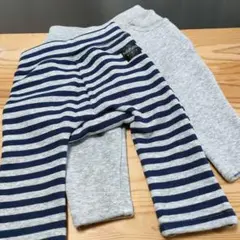 「新品」ベビー 70 サイズ・男児 秋冬パンツ 2枚 futafuta