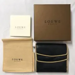 ロエベ 折り財布 マグネット式 箱袋付き