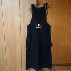 ピンクハウス ワッペンジャンパースカート