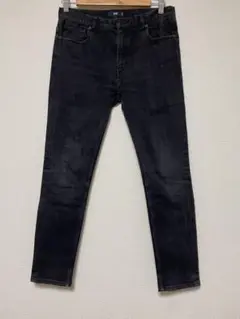 HARE ブラック ストレッチスキニーデニム　S メンズ