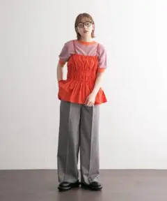 KBF ギャザーリボンビスチェ