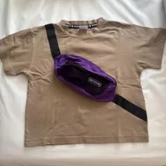 ベージュTシャツ 120cm ウエストポーチ付き
