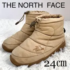 レア THE NORTH FACE ベージュ 革 24.0㎝ NF5750N