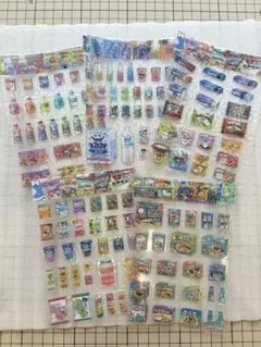 ホログラムシール 食べ物 飲み物　お菓子 食品いろいろ 5枚 ②
