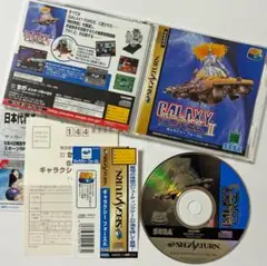 セガサターン ギャラクシーフォース2 帯ハガキあり　Sega Saturn SS