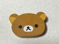 クマの顔型 丸ゴム 茶色