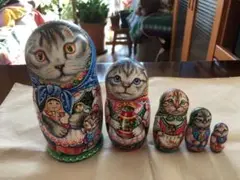 ロシア　マトリョーシカ　(チメリョバさん作)