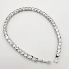 ■新品■ ジルコニア ホワイト シルバー ブレスレット セレブ 白 レディース