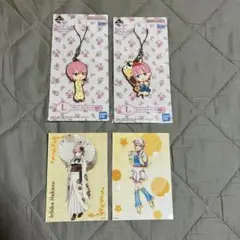 五等分の花嫁　中野一花　ラバーストラップ、ブロマイド　セット