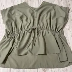 AZUL オリーブグリーン M シャツ