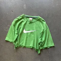 NIKE ナイキ ダメージ加工 短丈 リメイク Tシャツ ユニセックス