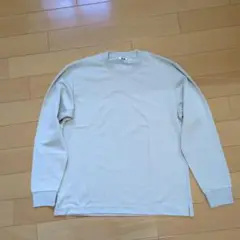 UNIQLO U ベージュ 長袖Tシャツ M