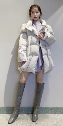 snidel ミドルダウンコート