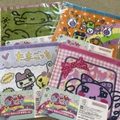 たまごっち　一番くじ　E賞　あのころのハンドタオル　4点セット