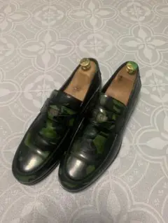 JIMMY CHOO コインローファー 43 27.5cm カモフラージュ柄