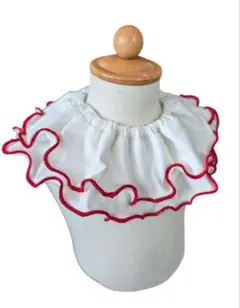 新品 360° フリルスタイ　メロウ　赤