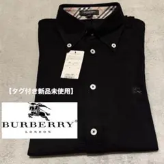 【タグ付き新品未使用】BURBERRY LONDON ブラック ポロシャツ M