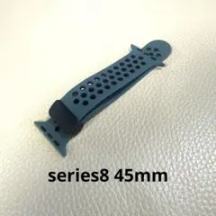Apple Watch用 ダークブルー シリコン 45mm