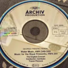クラシックCD ジョージ・フレデリック・ヘンデル