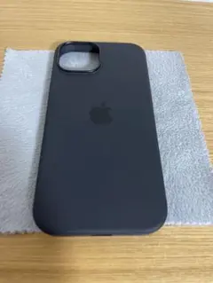 iPhone15 純正 シリコーン ケース 黒