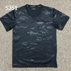 5351 半袖　Tシャツ　カモ柄　ブラック