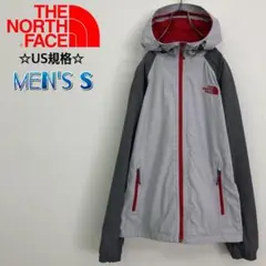 訳あり ノースフェイス US Hyvent マンパ ライトグレー メンズ M