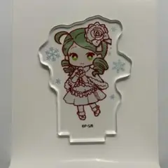 ローゼンメイデン アクリルぷちスタンド レトローアートイラスト　金糸雀　雪ver