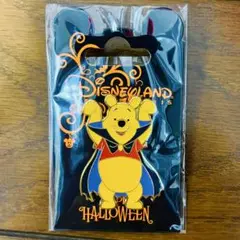 ディズニーランドパリ　ハロウィン限定　プーさん　ピンバッジ
