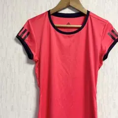 adidas ’CLIMALITE テニスウエア Tシャツ 半袖 細身 L