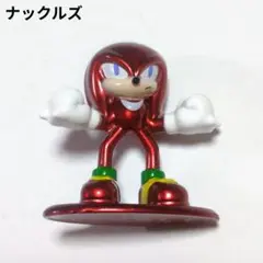 ナックルズ　ナノメタルフィグ　ソニック・ザ・ヘッジホッグ　フィギュア　メッキ
