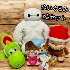 ぬいぐるみ 7点セット ヒカキン時計　ベイマックス ヨッシー　ちいかわ