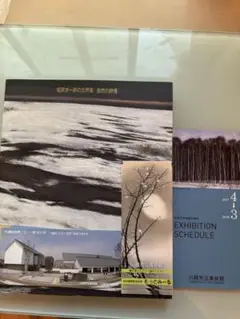 相原求一朗、【旭岳厳冬】、希少な額装用画集より、新品額装付、状態良好 相原求一朗、「早春の田園」、希少な画集より、新品高級額・額装